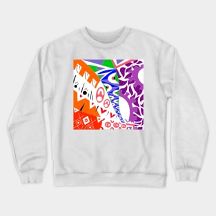 picnic paliacate ecopop in mexican housing landscape concept art design Crewneck Sweatshirt